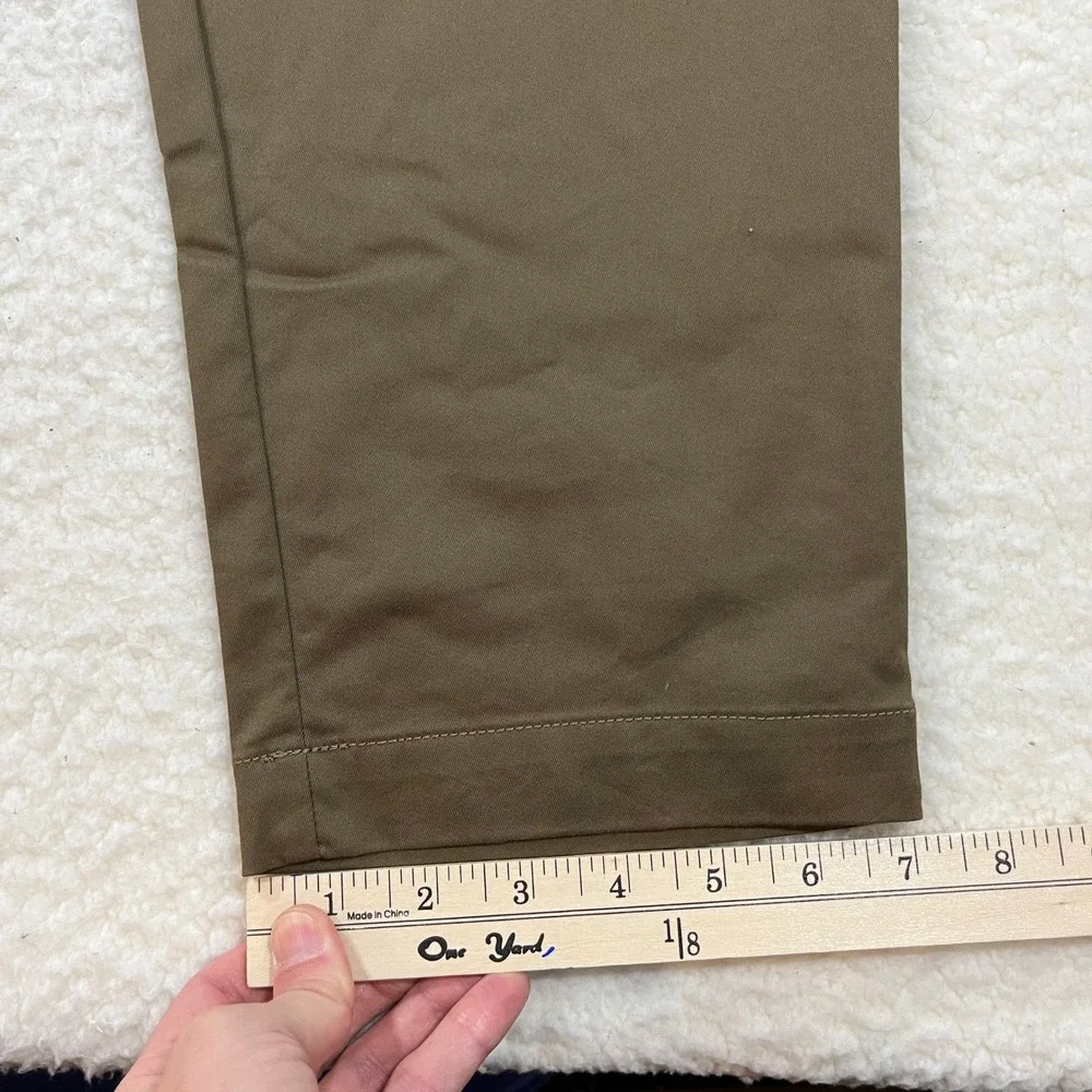 Banana Republic Pants Mens 35 Brown Slim Fit Chino Flat Front Stretch Casual